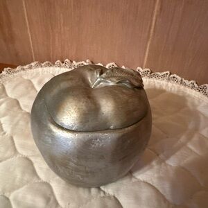 Vintage apple trinket box
